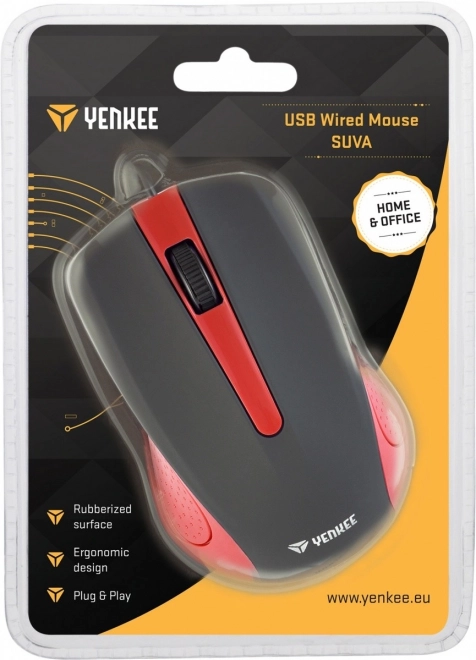 Wired USB Mouse with 3 Buttons