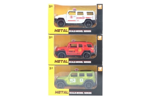 Metal car with sound and light