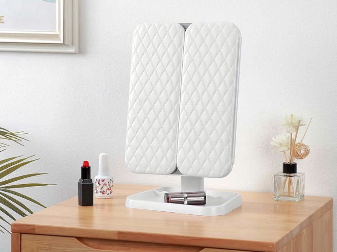 Coperchio pieghevole e base stabile