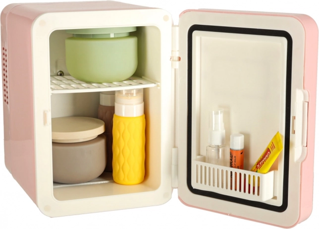 Electric Portable Mini Fridge 2-in-1 Pink 4L