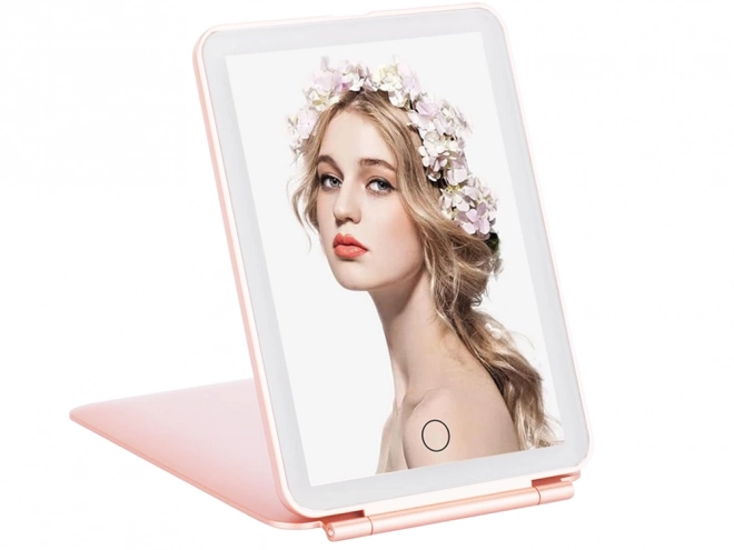 LED Lighted Foldable Makeup Mirror