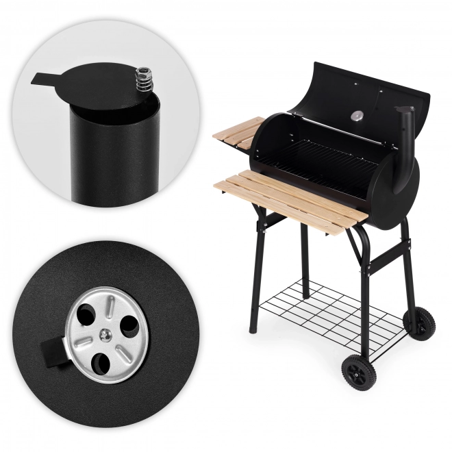 Large Garden Grill with Thermometer