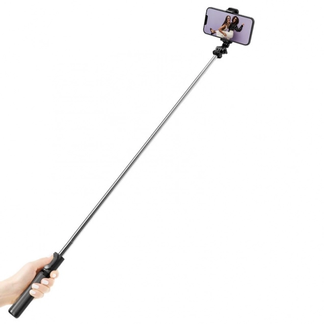 Kompakt selfie stick és tripod Bluetooth-tal