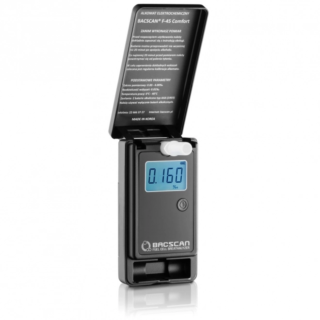 Breathalyzer with Electrochemical Sensor