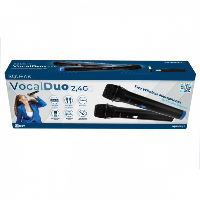 Karaoke Microphone Set VocalDuo with 30 Meter Range