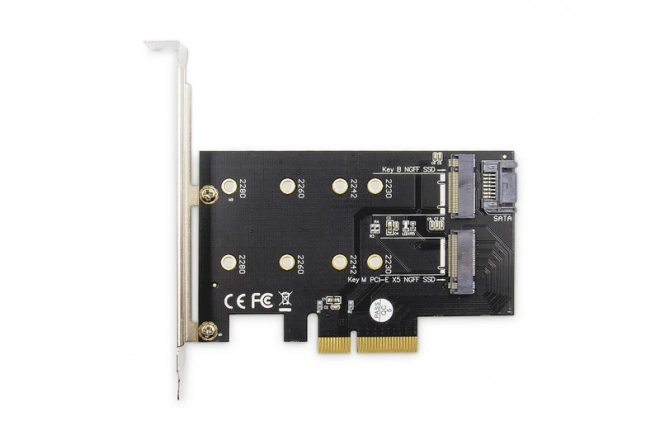 Adattatore PCIe per SSD M.2 NGFF/NVMe