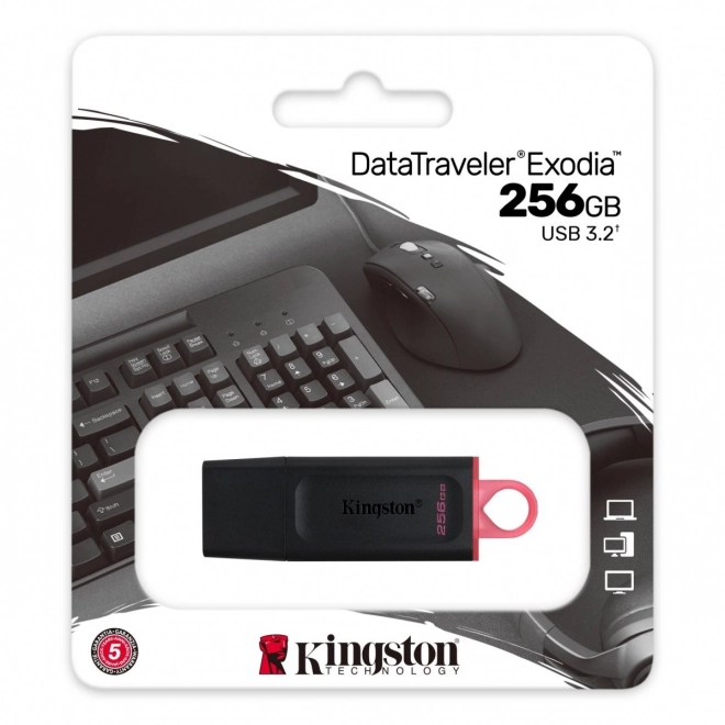 USB flashdrev DataTraveler Exodia 256GB USB 3.2 Gen 1