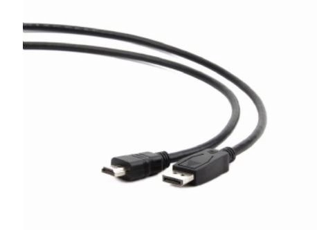 Black DisplayPort to HDMI Cable 10m