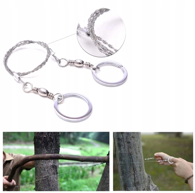 Wire saw for quick wood cutting