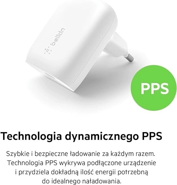 BoostCharge 30W USB-C PD PPS Wall Charger with USB-C Cable