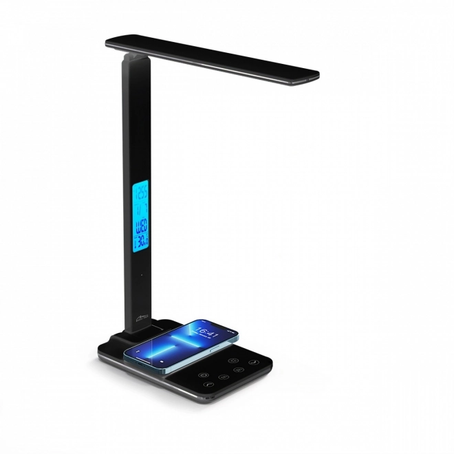 Table lamp with wireless charger LEDITOU black