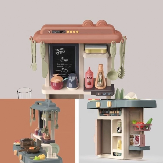 Cucina giocattolo con suoni e luci a LED