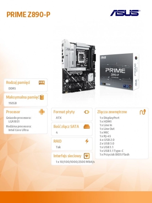 Scheda madre ASUS Prime serie Z890-P