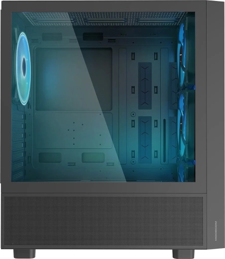 Snap-on tempered glass side panel