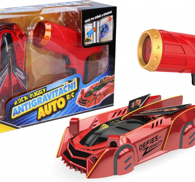 Rock Buggy antigravitációs RC autó lézerrel 15 cm piros