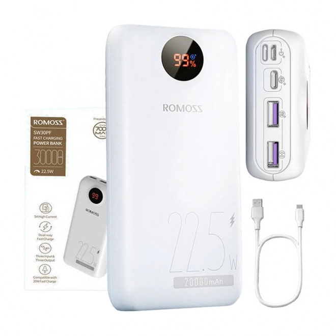 Powerbank Romoss 30000mAh 22,5W bianca