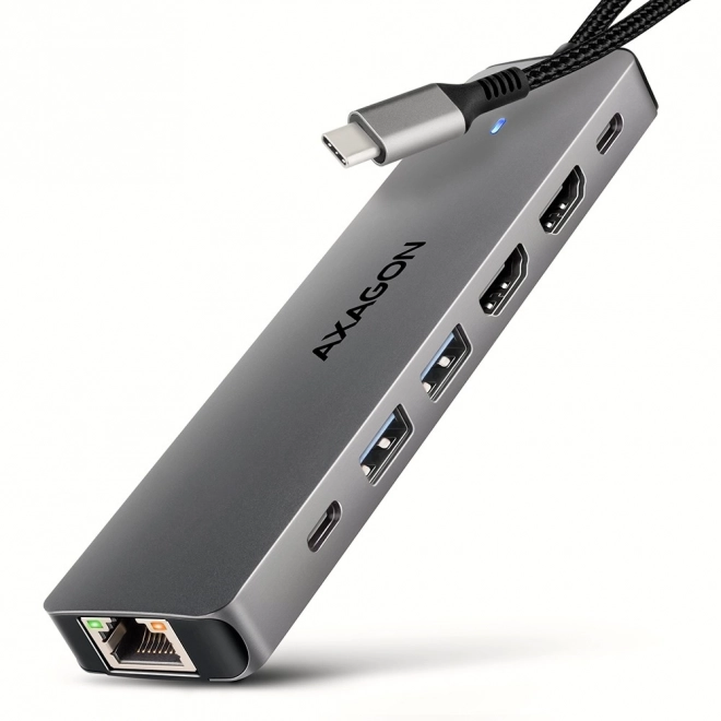 Usb-c multiport hub 7-in-1 5gbps with dual 4k display and pd 100w