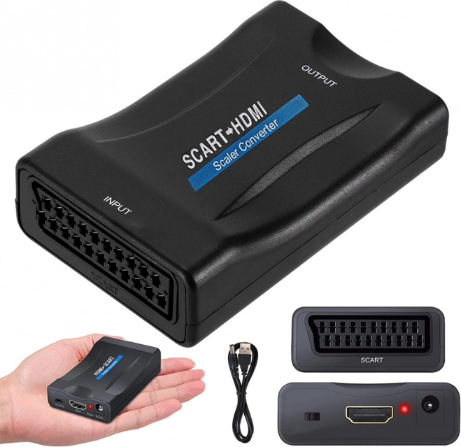 Převodník SCART na HDMI Full HD