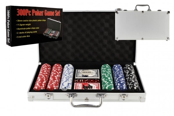 Poker Set in Aluminum Case - 300 Pieces
