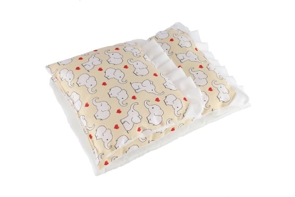 Set Copertina con Cuscino e Base per Bambole