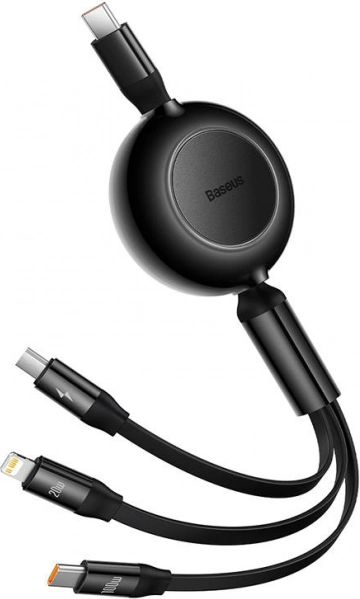 Retractable, compact, and tangle-free