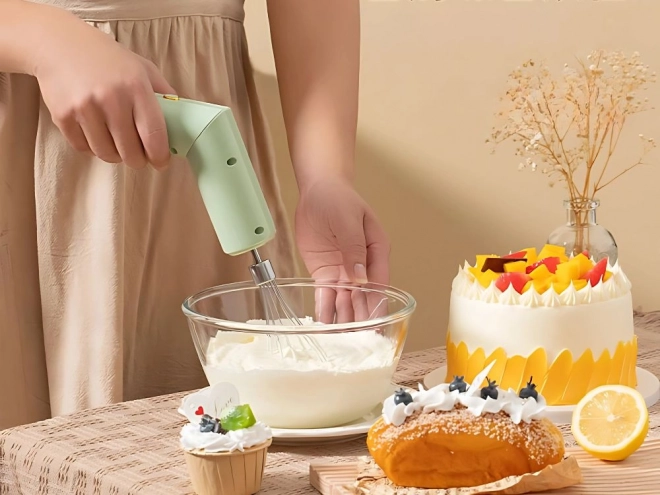 Cordless Electric Whisk with USB Charging