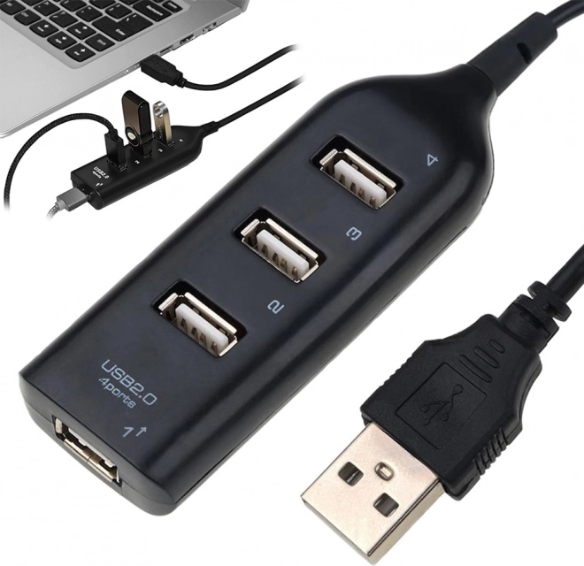 USB hub 4 porty USB 2.0
