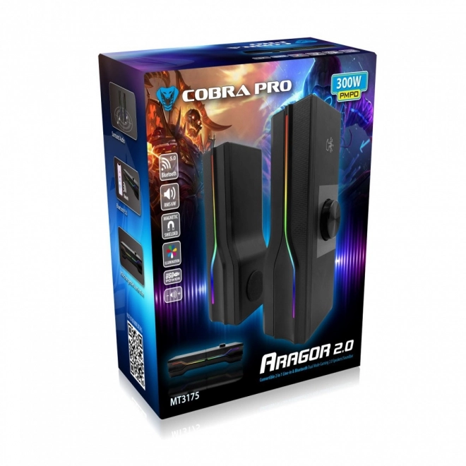Gaming Soundbar Bluetooth Cobra Pro Aragor 2.0