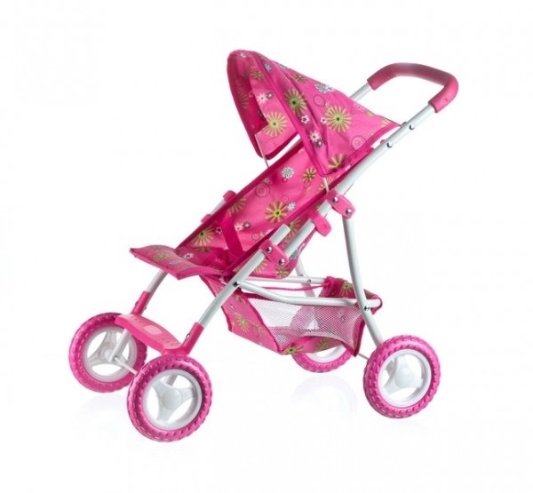 Sportwagen für Puppen mit Verdeck