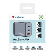Gan Charger 65W with Dual USB-C and USB-A Ports