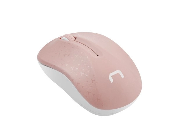 Mouse wireless rosa-bianca