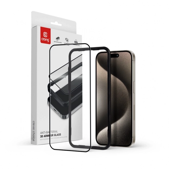 Full Coverage Tempered Glass for iPhone 15 Pro Max