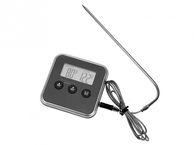 Digitaler Fleischthermometer mit Sonde und LCD-Timer
