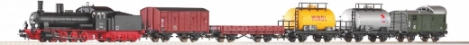 Five different freight cars for varied operations
