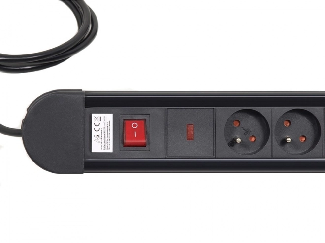 Power Strip with 8 Outlets and Wall Mount
