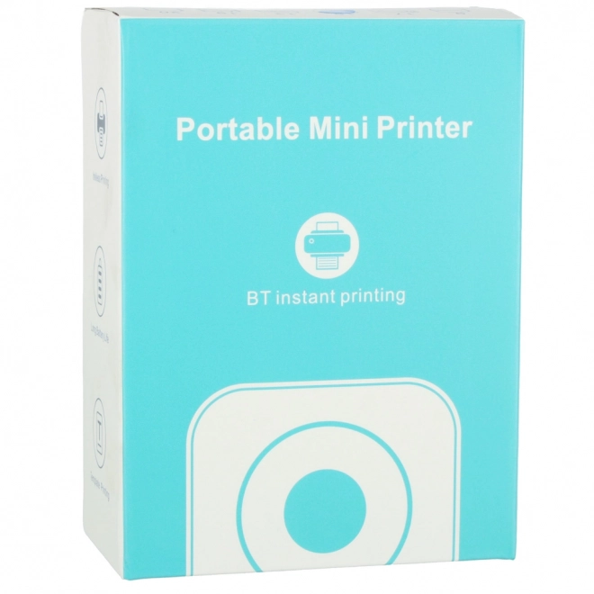 Mobile Mini Printer with Cat Design Pink