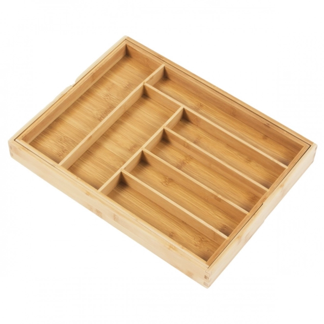 Bamboo Expandable Cutlery Organizer