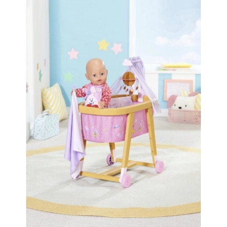 Łóżeczko na kółkach dla lalki BABY born