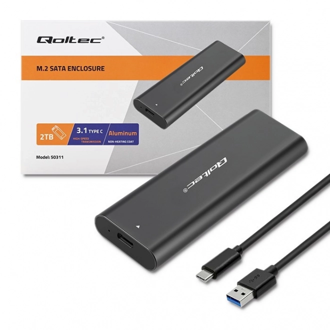 Custodia per disco SSD M.2 SATA USB Tipo C