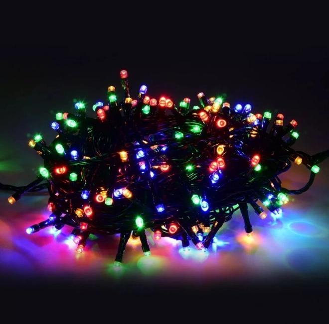 LED řetězové osvětlení- 10 m, 100 LED – Barevné