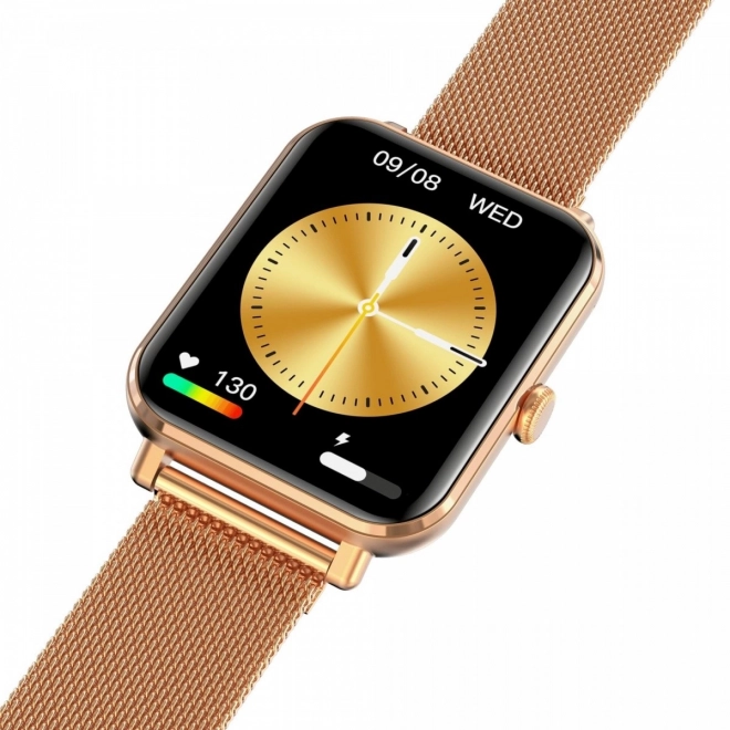 Smartwatch Garett GRC Classic Gold Stainless Steel