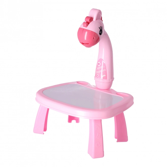 Multifunktionaler Zeichenprojektor Rosa Giraffe