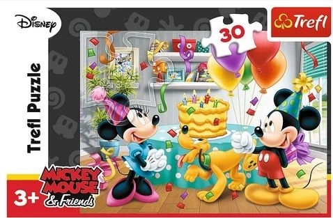 Puzzle Disney Mickey Mouse & Password about Friendship