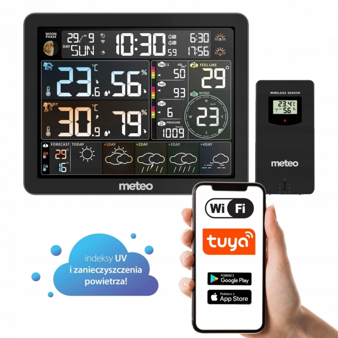 WiFi Weerstation met luchtonderzoek