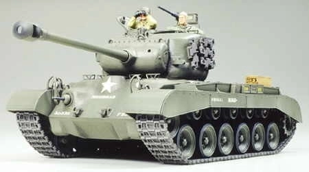Plastic Model of M26 Pershing Tank