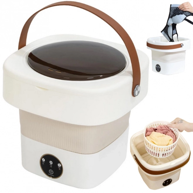 Mini Portable Folding Travel Washing Machine 11L