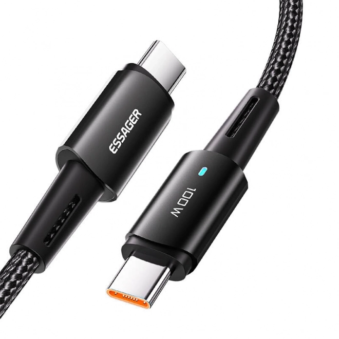 Cavo USB-C a USB-C 100W Essager 1m Nero