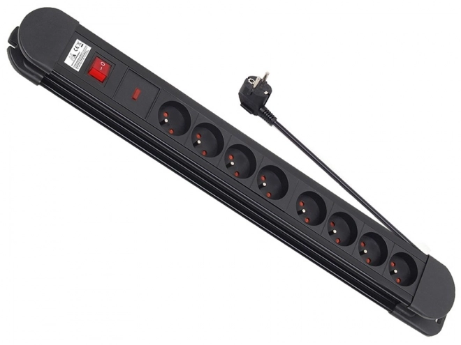 Power Strip with 8 Outlets and Wall Mount