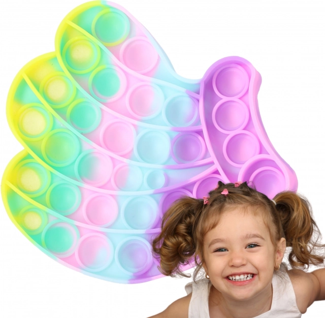 Anti-stress sensory toy peacock – Banana