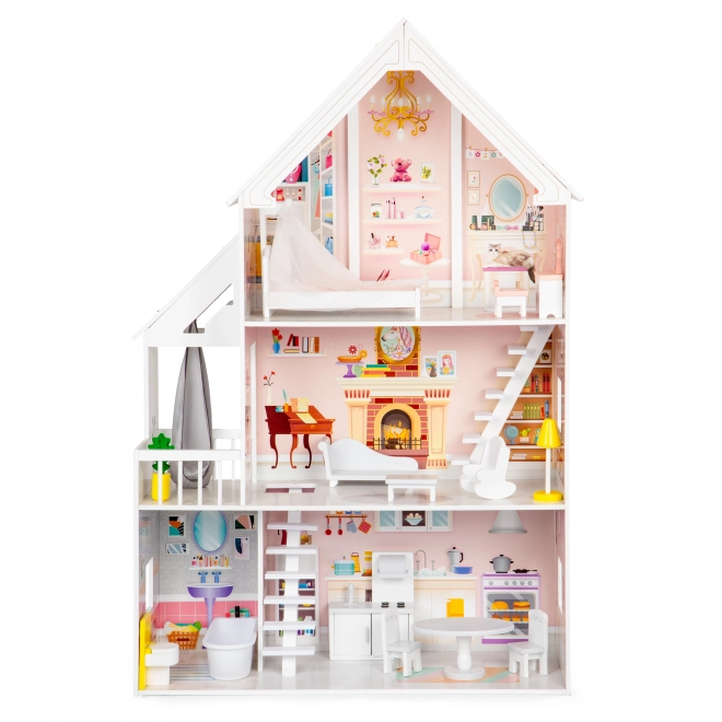 Wooden Dollhouse XXL Powder Residence ECOTOYS